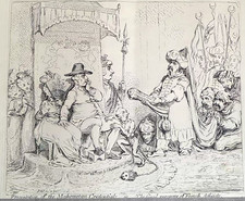 Antique 1793 james - james, gillray