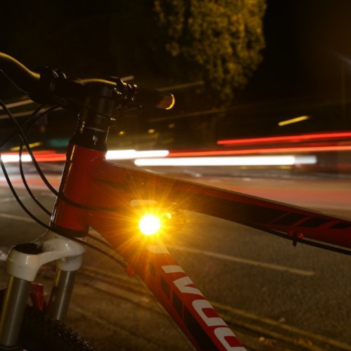 Bike side light bright amber - light.,