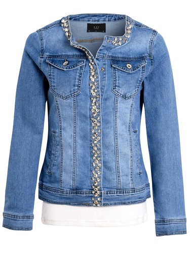 Womens denim jacket jeans - jacket,
