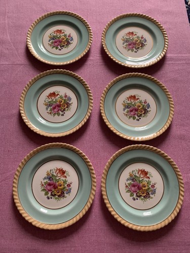 Vintage turquoise floral - vintage,