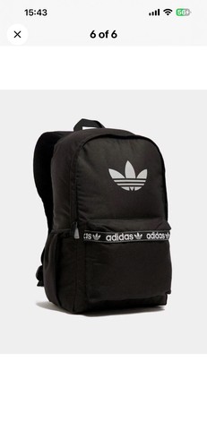Adidas black backpack with - black,
