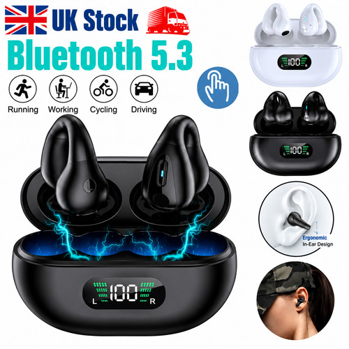 Bone conduction clip - conduction, on