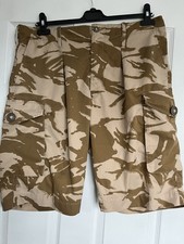 Men’s British Army Desert Combat Shorts 36W Bermuda Fishing Airsoft Cadets