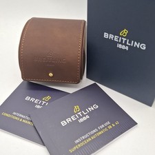 Breitling Used Brown Leather