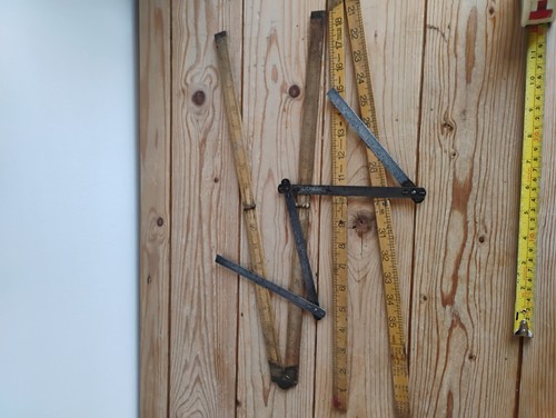 Vintage folding ruler - x, 3
