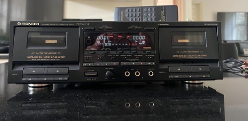 Pioneer double cassdette deck - pioneer,