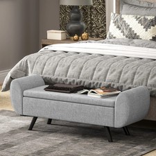 Livingroom storage ottoman - livingroom,