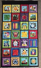 Fabric Panel Cot Quilt Baby