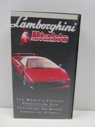 Lamborghini diablo vhs - diablo,, tape