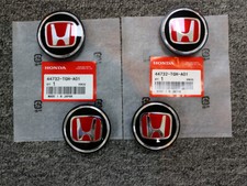 GLOSS BLACK Red JDM Set Of 4