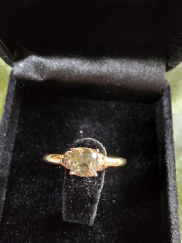 9ct gold ring size - size, l