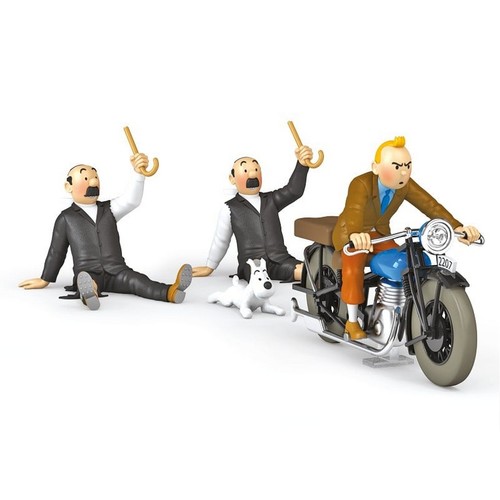 Tintin collectible motorcycle - tintin,