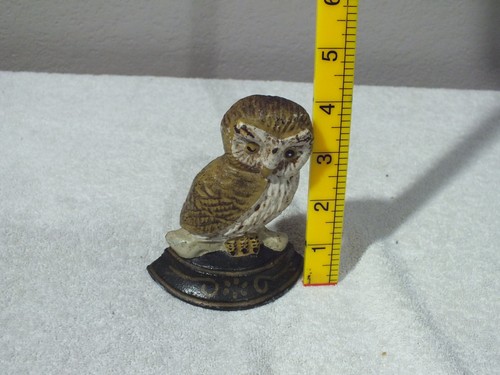 Vintage cast iron owl - cast,