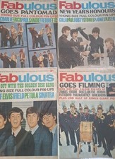 BEATLES on the COVER : 4 FABULOUS Magazines 1964/65 Swinging 60s Beatlemania Nme