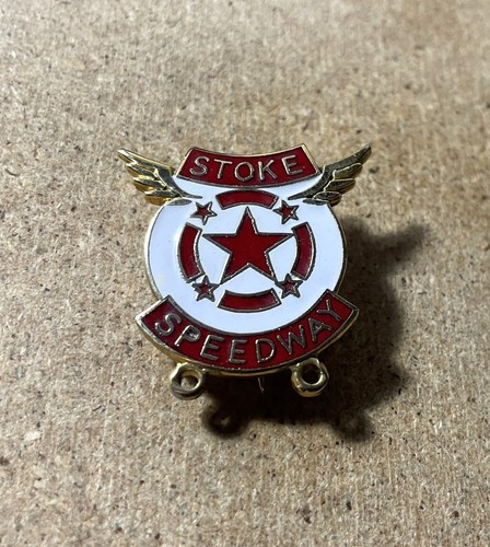 Stoke vintage speedway badge - speedway,