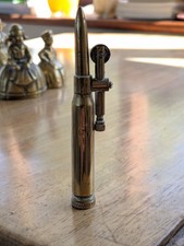 Brass trench art cartridge - art,