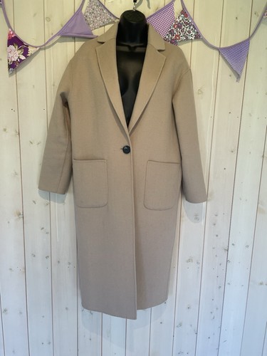 Mint velvet beige wool felt - mint,