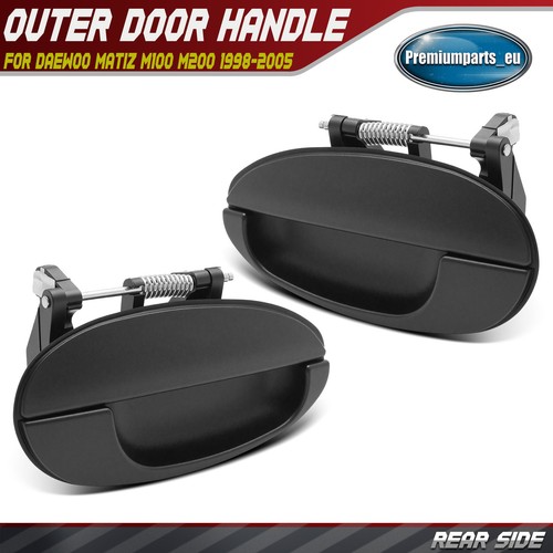 Rear exterior door handle - 2x,