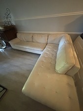 Roche Bobois Cream Leather