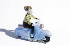 Scooter Girl Tin Toy