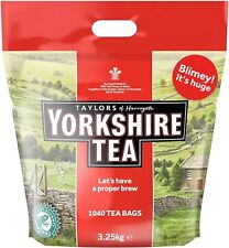 Yorkshire Teabags , Total 1040 Tea Bags Approx 3.2KG