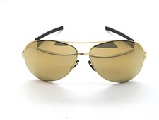 IC BERLIN Raf S. Sun Gold/Gold Mirrored 61mm Authentic Aviator Sunglasses