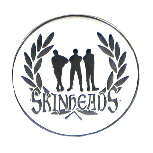 Skinheads laurels metal - laurels, enamel