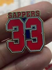 Royal Engineers 33 IND FLD SQN SAPPERS RE lapel pin badge 25mm