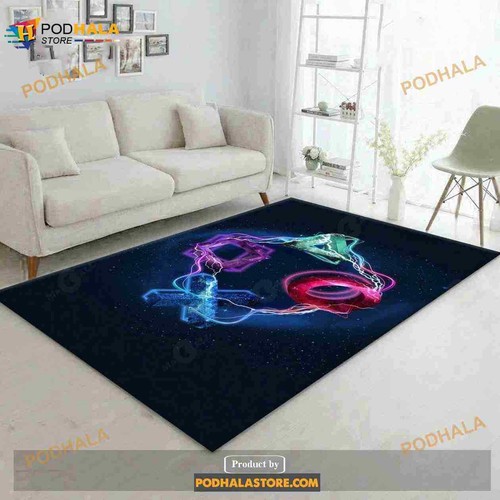 Playstation v15 area rug - playstation,