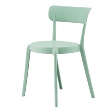 Fusion Living Stackable Plastic Bistro Dining Chair