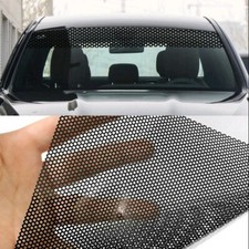 Black Window Visor Sun Strip