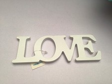 White Wooden Standing sign