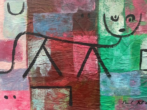 Original painting paul klee - painting,
