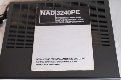 Nad 3240pe stereo integrated - nad,