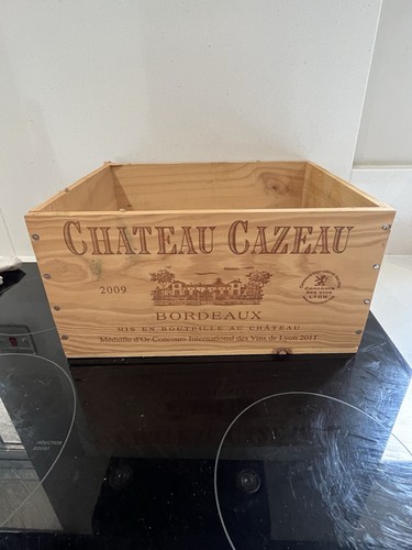 Wooden wine crate - wooden, not