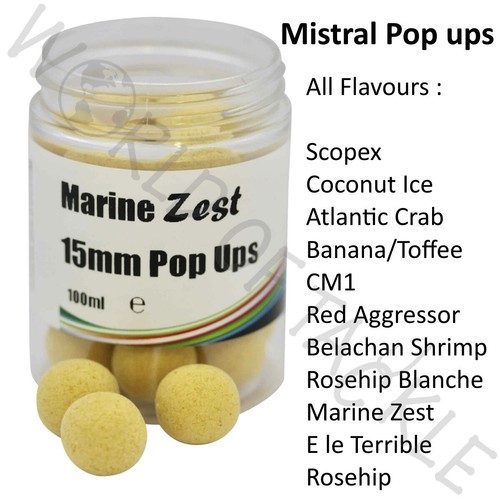 Mistral baits pop boilies - mistral, up