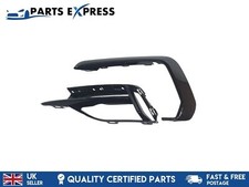 VOLKSWAGEN VW GOLF R R LINE MK7.5 2017- 2020 FRONT BUMPER LEFT FOG GRILL + TRIM