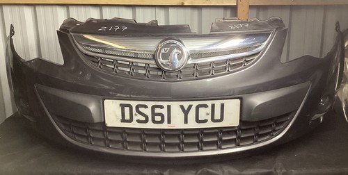 Vauxhall corsa grey front - d,