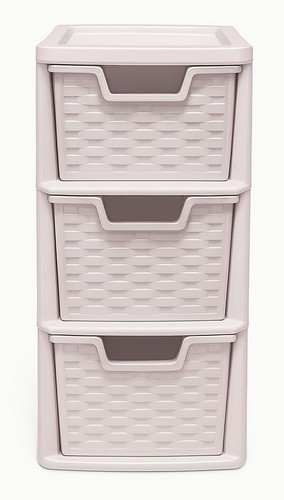 Small plastic rattan pink - rattan,