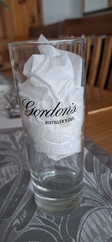 Gordon distillers cut glass - gordon's,