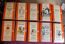 10 PENGUIN Fiction Vintage 1st Edition Paperback Books Joblot Bundle 1950’s
