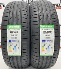 2 X 205 55 17 GOODRIDE 205/55R17 95W XL BRAND NEW C & B  RATED QUALITY TYRES