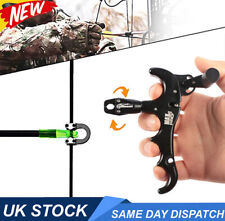 Compound Bow Release Aids 4 Finger Thumb Trigger Caliper Archery Hunting Grip~