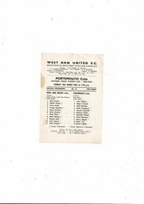 1961/62 West Ham United v