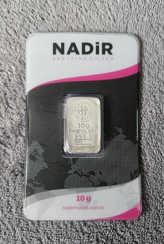 10g nadir fine silver bar - 10g,