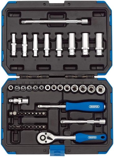 Draper 47 piece square - 1/4",