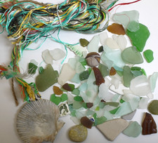 Job Lot sea glass, fishing