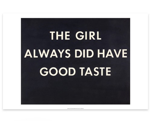 Ruscha the girl always - -,