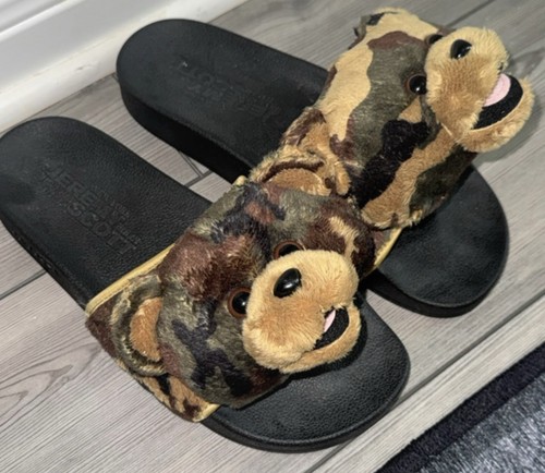 Jeremy scott camo bear slides - jeremy,