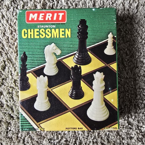 Vintage 1970 chess - vintage, merit
